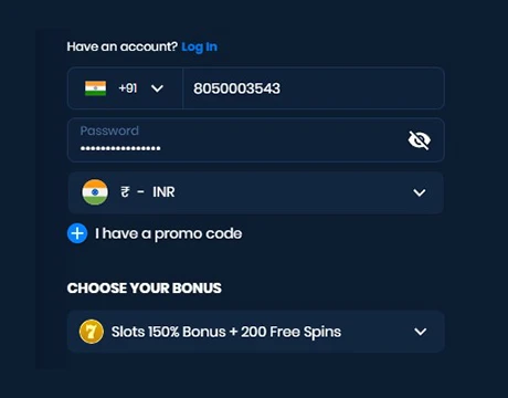 4rabet India registration form - quick sign up in 60 seconds with bonus 2026